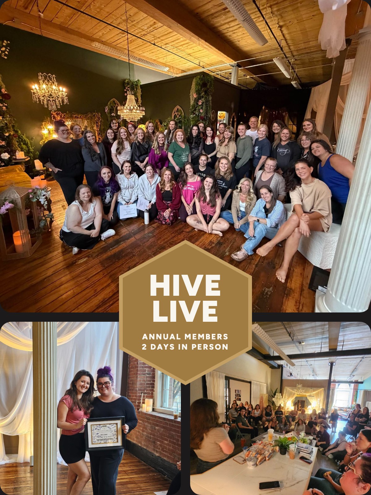 Hive Live: Hive members together in person, two days for annual members